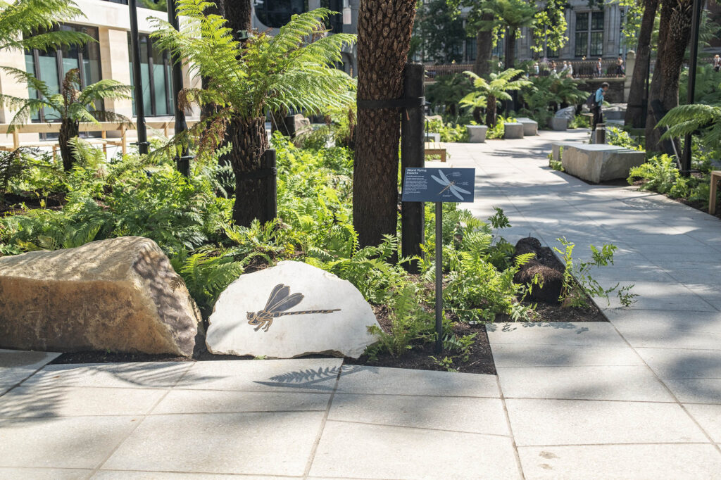 A photo of the newly opened Natural History Museum Gardens - the Evolution Gardens.